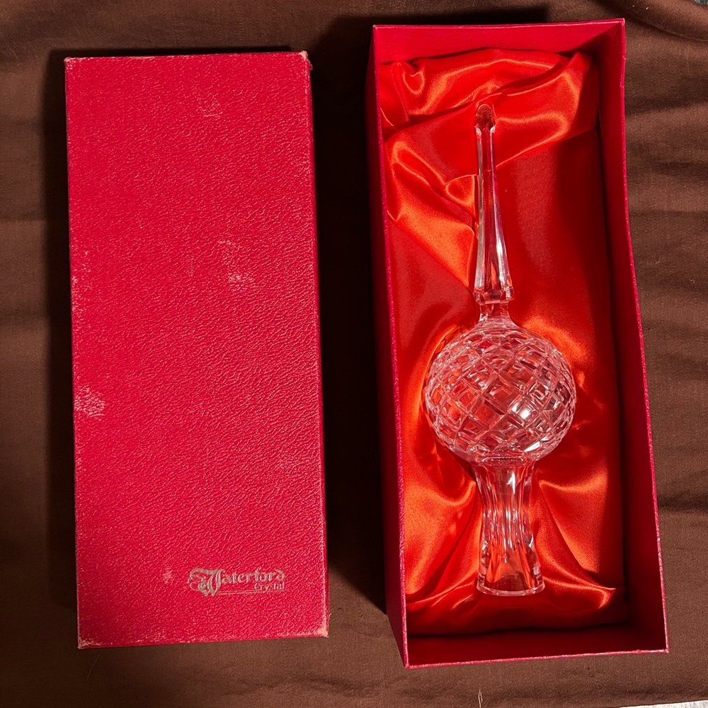 Beautiful Waterford Crystal Treetopper in Original Box